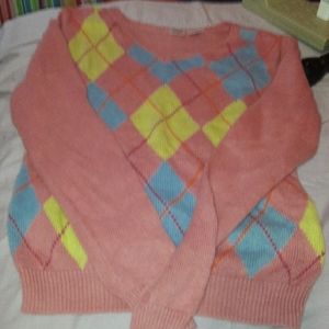 Sassy pink colorful sweater